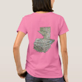 Drapeau et carte Guatemala T-shirt (Dos)