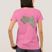 Drapeau et carte Guinée-Conakry T-Shirt (Dos)