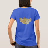 Drapeau et carte Mongolie T-shirt (Dos)