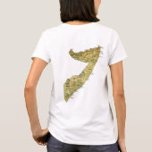 Drapeau et carte somalien T-shirt (Dos)