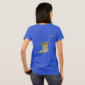 Drapeau et carte Trinité-et-Tobago T-shirt (Dos entier)