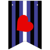 Drapeau et cœur de fierté en cuir (Troisième drapeau)
