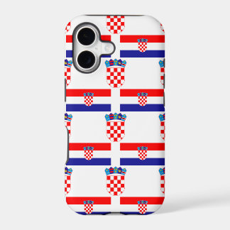 Drapeau et crête de la Croatie