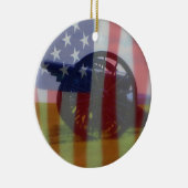 Drapeau et ornement canonique (Droite)