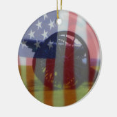 Drapeau et ornement canonique (Gauche)