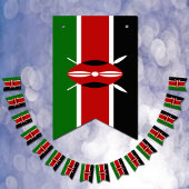 Drapeau et Parti kenyan Bannières / Mariage