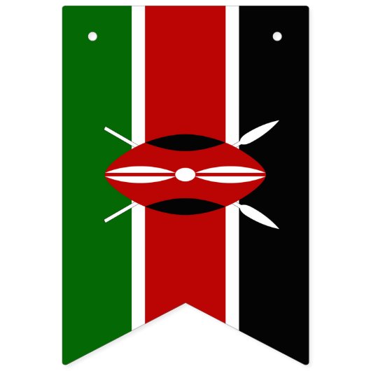 Drapeau et Parti kenyan Bannières / Mariage (Deuxième drapeau)