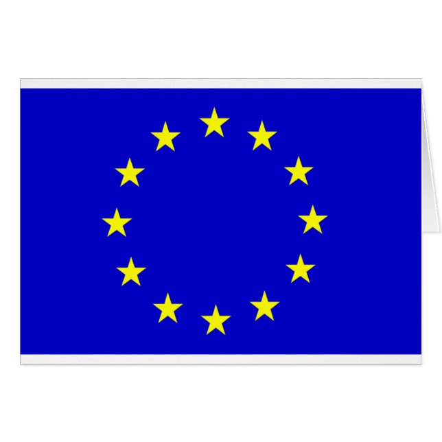 Drapeau européen (Devant horizontal)