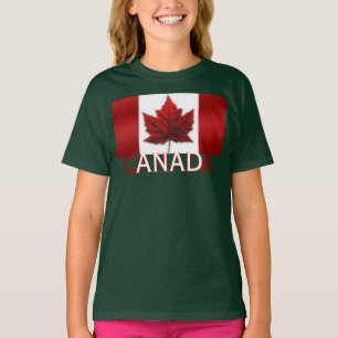 Drapeau Fille Canada T-shirt Enfant's Organic Cana