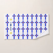 Drapeau finlandais (Serviette à main)