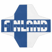 Drapeau finlandais adorable patriotique (Plat)