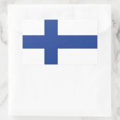 Drapeau finlandais autocollants personnalisés (Sac)