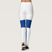 Drapeau finlandais (Finlande) Leggings (Dos)