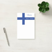 Drapeau finlandais personnalisé Post-It notes (Bureau)