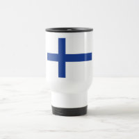 Drapeau finlandais tasses personnalisées