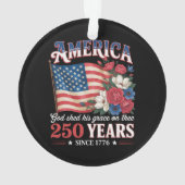 Drapeau Floral America 250 Ans (dos)