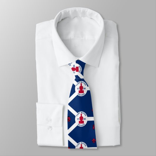 Drapeau Fort Wayne, Cravate de l'Indiana (Attaché)