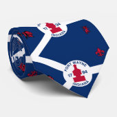 Drapeau Fort Wayne, Cravate de l'Indiana (Roulé)