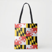 Drapeau Fourre-tout du Maryland et sac de (Devant)