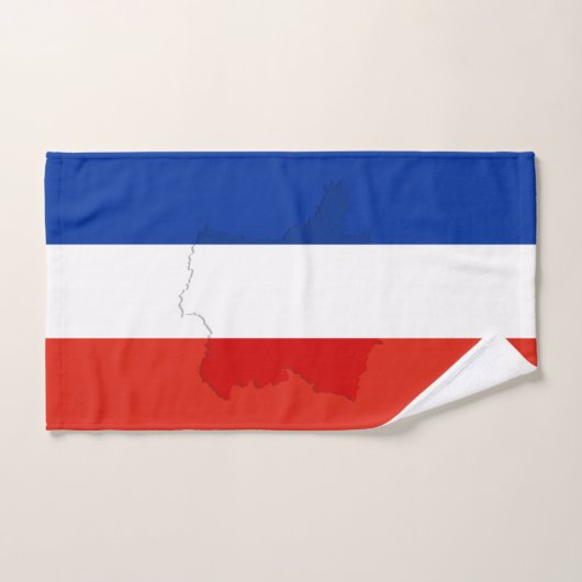 drapeau français (Serviette à main)