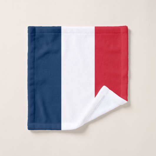 Drapeau français (Gant de toilette)