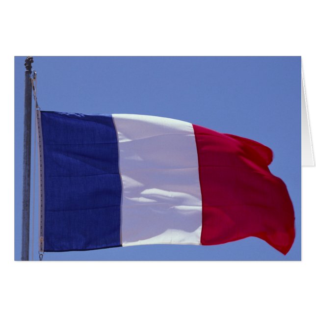 Drapeau français (Devant horizontal)