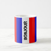 Drapeau français Design Café Mug (Centre)