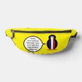 Drapeau français Faune Manchot personnaliser Cadea (Poser)