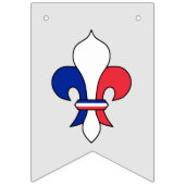 Drapeau Français & Fleur De Lys Party France / Ban (Troisième drapeau)
