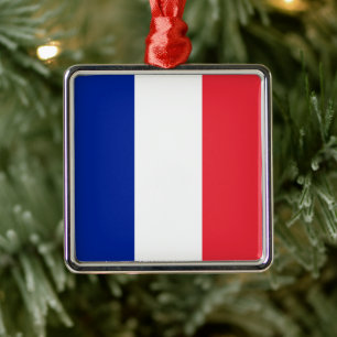 Drapeau français (France) Ornement en céramique