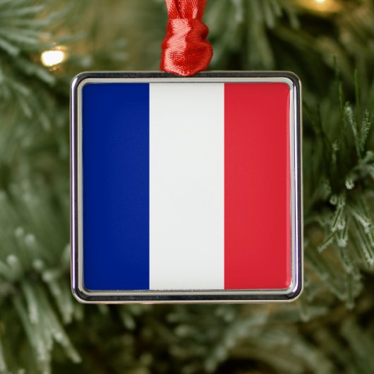 Drapeau français (France) Ornement en céramique (Arbre)