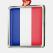 Drapeau français (France) Ornement en céramique (Gauche)