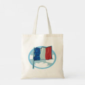 Drapeau français Sac fourre-tout rouge blanc bleu (Dos)