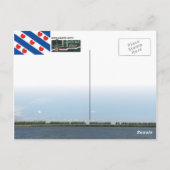 Drapeau frison Fryslân Boppe Carte postale Kaart (Dos)