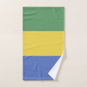 Drapeau Gabon (Serviette à main)
