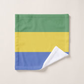 Drapeau Gabon (Gant de toilette)