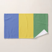 Drapeau Gabon (Serviette à main)