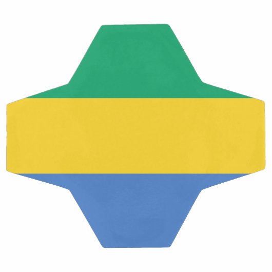 Drapeau Gabon (Plat)