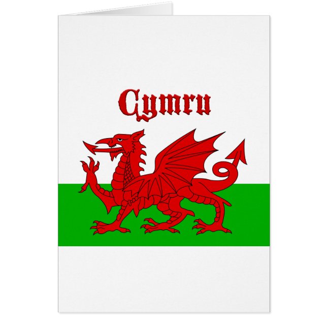 Drapeau gallois Cymru (Devant)