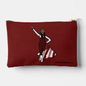 Drapeau / Garde couleur Accessoire Sac Bourgogne (Verso)