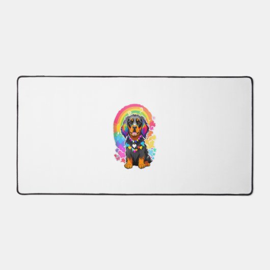Drapeau gay pride Gordon Setter Amoureux des chien (Recto)