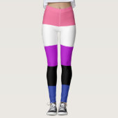 Drapeau Genderfluide Leggings (Devant)