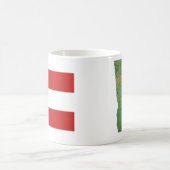 Drapeau géorgien + Tasse de carte (Centre)