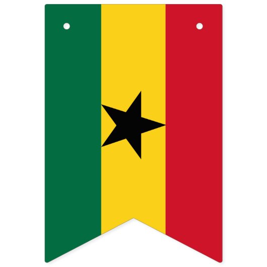 Drapeau ghanéen et parti Bannières du Ghana / Mari (Deuxième drapeau)