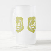 Drapeau Giradan - Mug en verre givrée (Devant gauche)