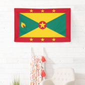 Drapeau Granada Espagne Bannière (En situation)