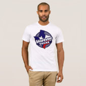 Drapeau Grapevine Texas t-shirt d'éclatement (Devant entier)