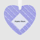 Drapeau grec avec votre nom (devant)