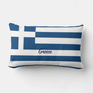 Drapeau grec coussin