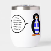 Drapeau grec parlant à Mme Penguin Personnalisé (Avant)